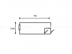 Блок-контейнер 9м с тамбуром для жилья в Сальске